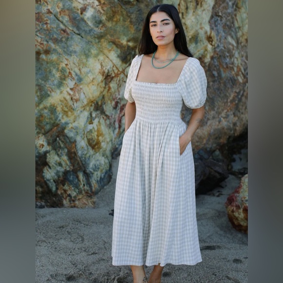 Rachel Pally Gingham Barrett Dress - Picture 3 of 6